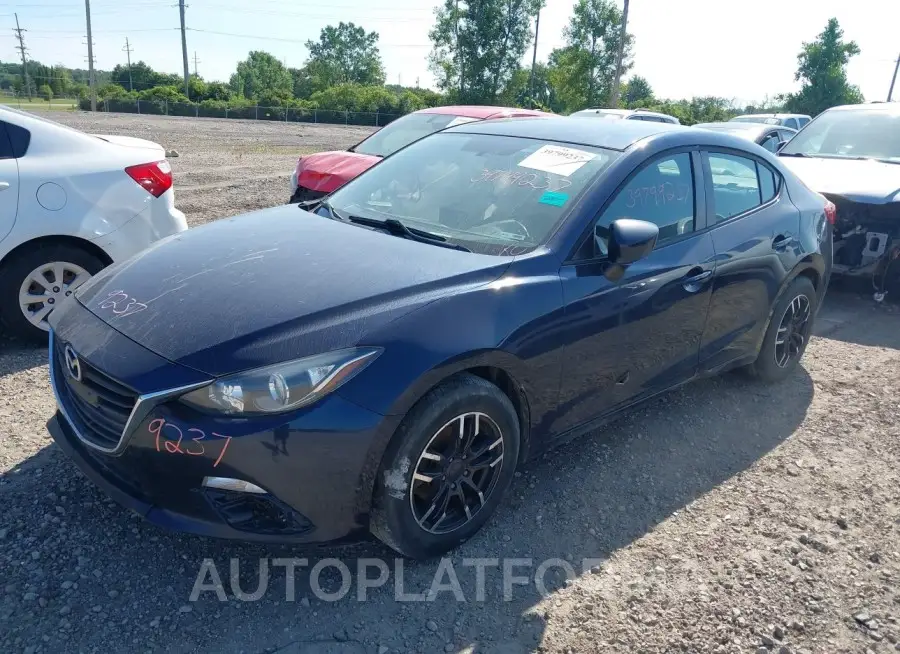 MAZDA MAZDA3 2015 vin 3MZBM1U72FM125255 from auto auction Iaai