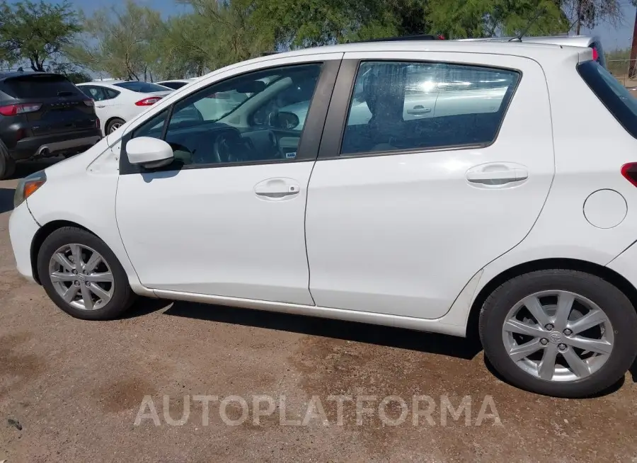 TOYOTA YARIS 2015 vin VNKKTUD3XFA041211 from auto auction Iaai