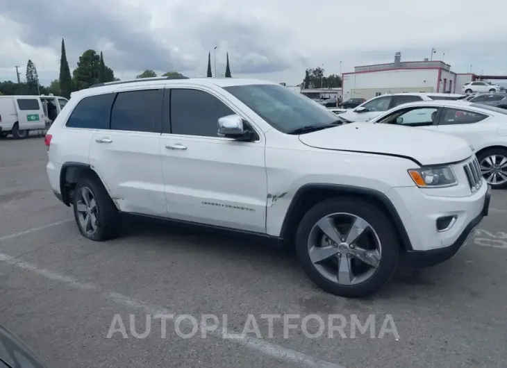 JEEP GRAND CHEROKEE 2015 vin 1C4RJEBGXFC903498 from auto auction Iaai