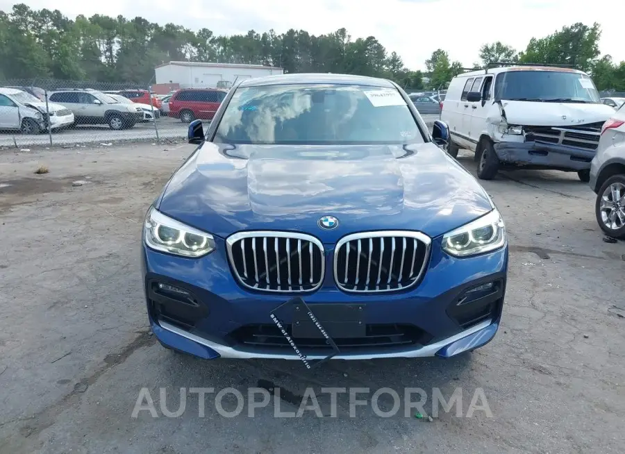 BMW X4 2020 vin 5UX2V1C08LLE67618 from auto auction Iaai