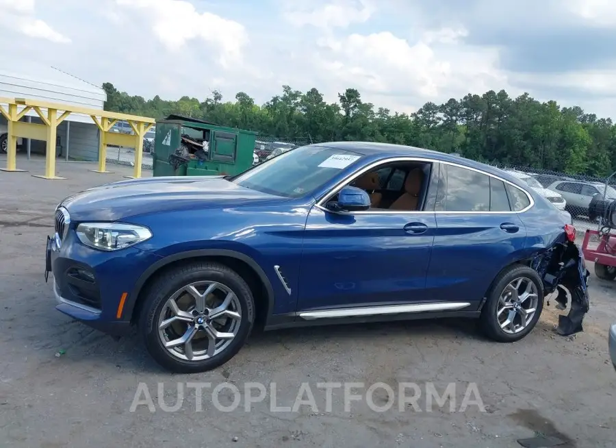 BMW X4 2020 vin 5UX2V1C08LLE67618 from auto auction Iaai