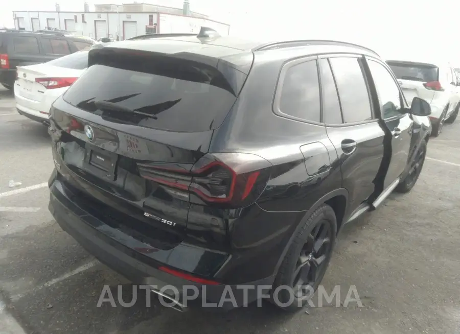 BMW X3 2022 vin 5UX43DP07N9K58359 from auto auction Iaai