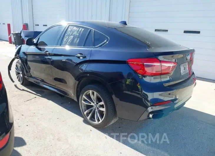 BMW X6 2016 vin 5UXKU6C55G0R99909 from auto auction Iaai