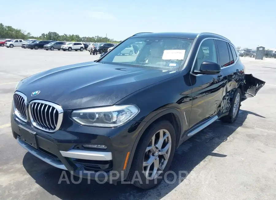 BMW X3 2020 vin 5UXTY3C09L9B90658 from auto auction Iaai