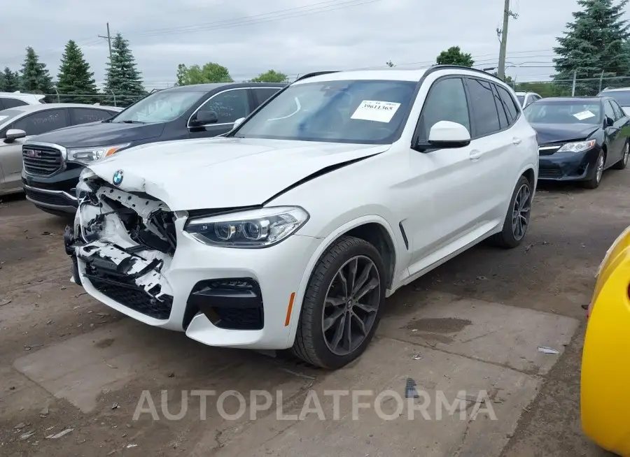 BMW X3 2021 vin 5UXTY5C00M9G99244 from auto auction Iaai