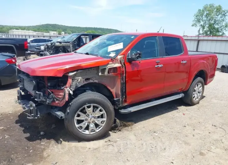 FORD RANGER 2019 vin 1FTER4EH6KLA55149 from auto auction Iaai