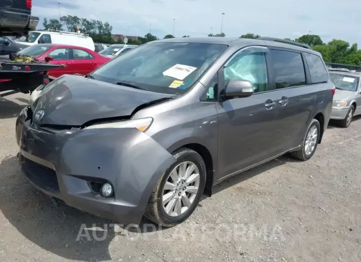 TOYOTA SIENNA 2017 vin 5TDDZ3DC8HS153621 from auto auction Iaai