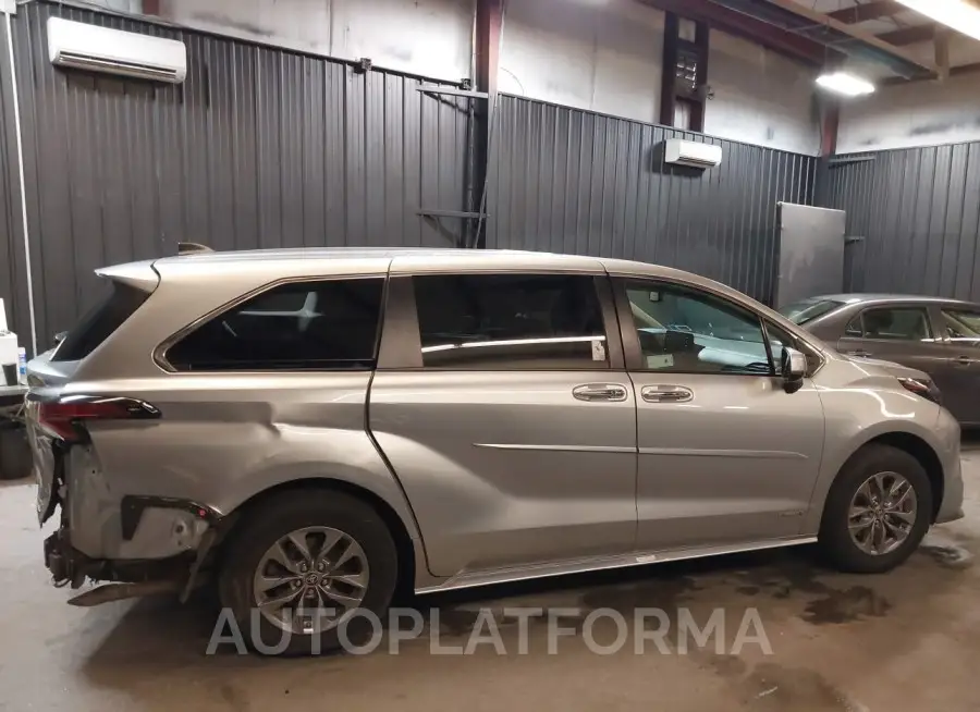 TOYOTA SIENNA 2021 vin 5TDYSKFC4MS020376 from auto auction Iaai