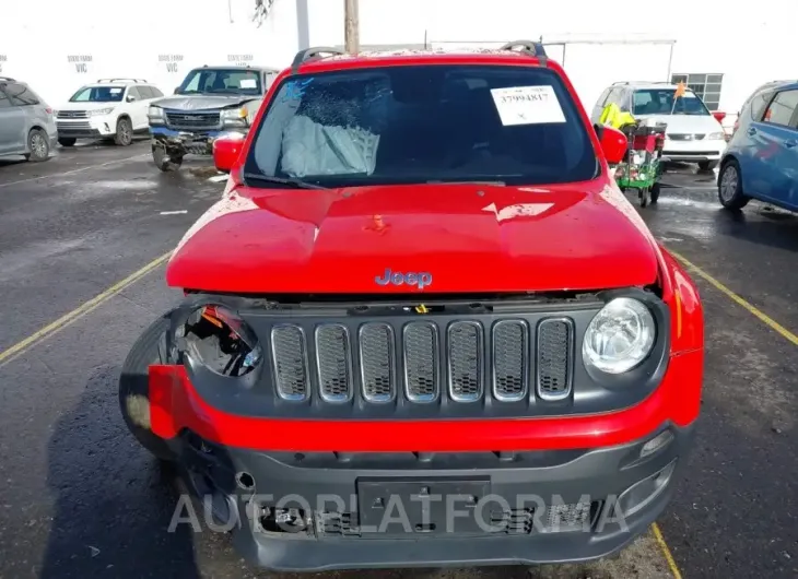 JEEP RENEGADE 2017 vin ZACCJABB0HPF76658 from auto auction Iaai