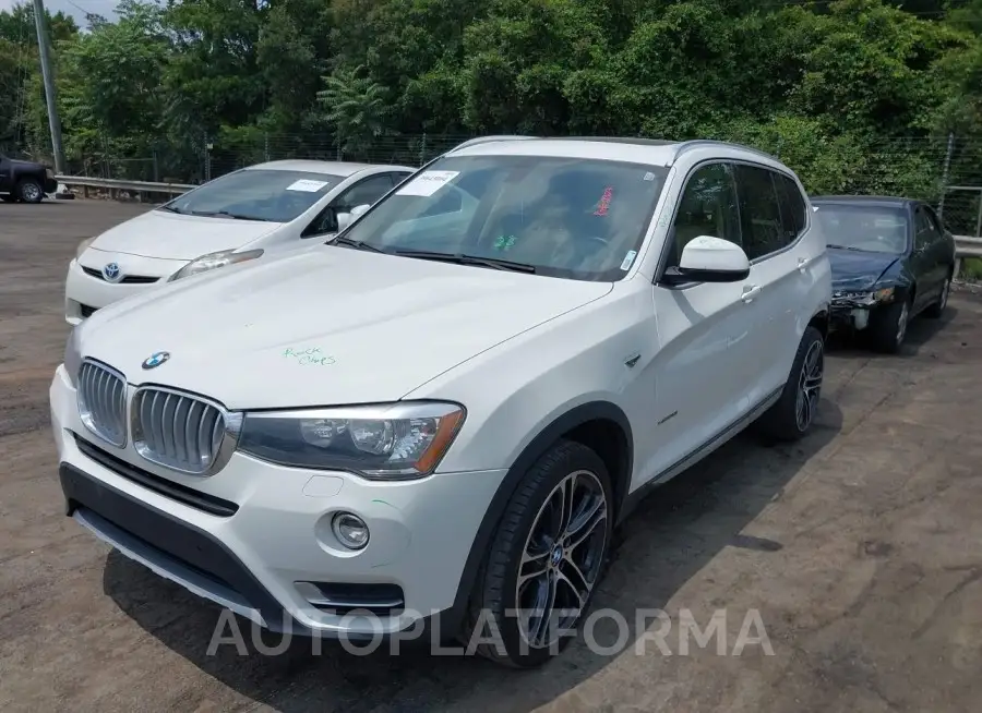 BMW X3 2015 vin 5UXWX9C53F0D49746 from auto auction Iaai