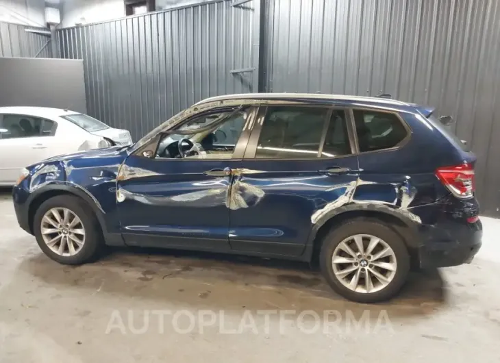 BMW X3 2016 vin 5UXWX9C54G0D81929 from auto auction Iaai