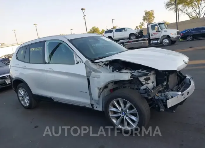 BMW X3 2017 vin 5UXWZ7C36H0X39589 from auto auction Iaai