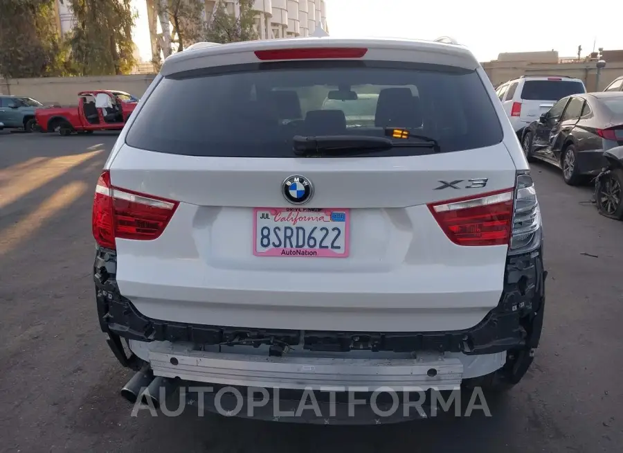 BMW X3 2017 vin 5UXWZ7C36H0X39589 from auto auction Iaai