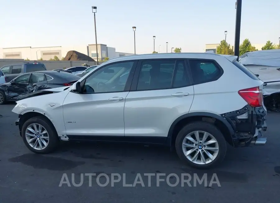 BMW X3 2017 vin 5UXWZ7C36H0X39589 from auto auction Iaai