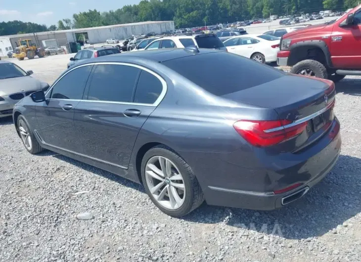 BMW 750I 2016 vin WBA7F2C55GG417502 from auto auction Iaai