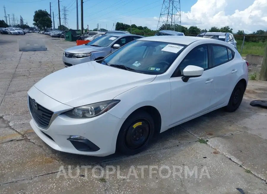 MAZDA MAZDA3 2016 vin JM1BM1J72G1336476 from auto auction Iaai