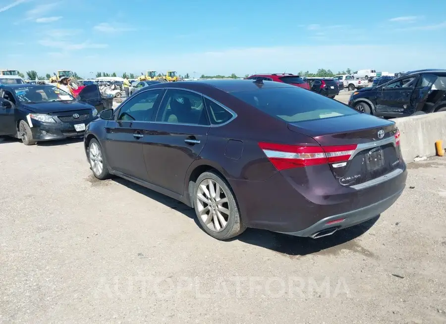 TOYOTA AVALON 2015 vin 4T1BK1EB2FU138851 from auto auction Iaai