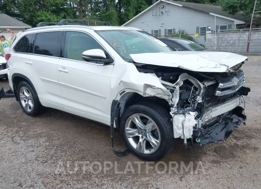 TOYOTA HIGHLANDER 2017 vin 5TDDZRFH5HS366098 from auto auction Iaai