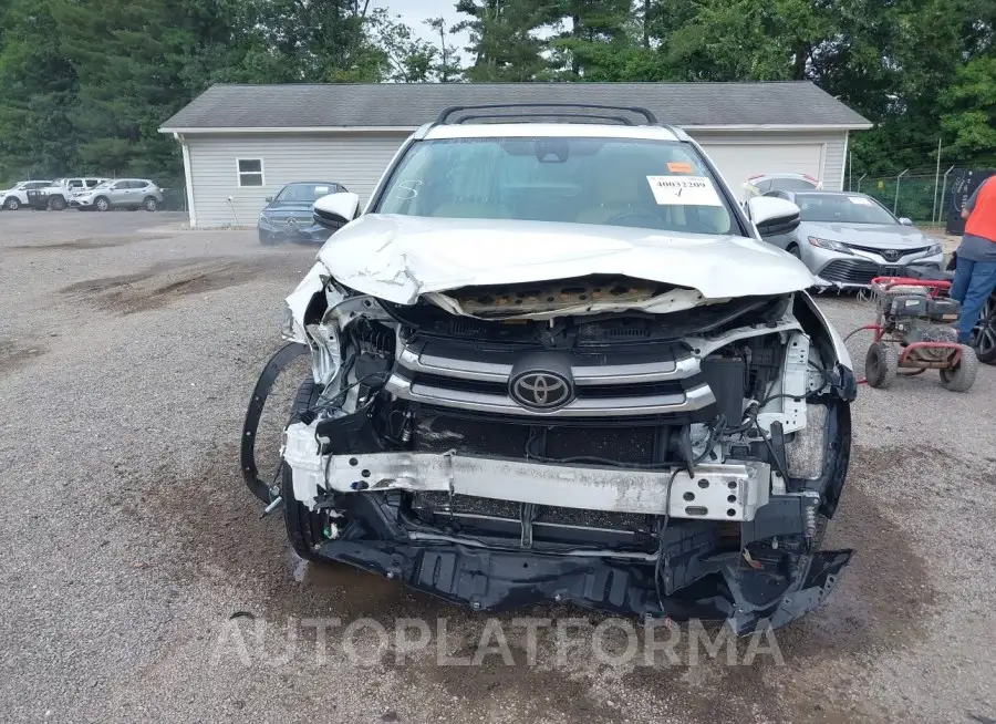 TOYOTA HIGHLANDER 2017 vin 5TDDZRFH5HS366098 from auto auction Iaai