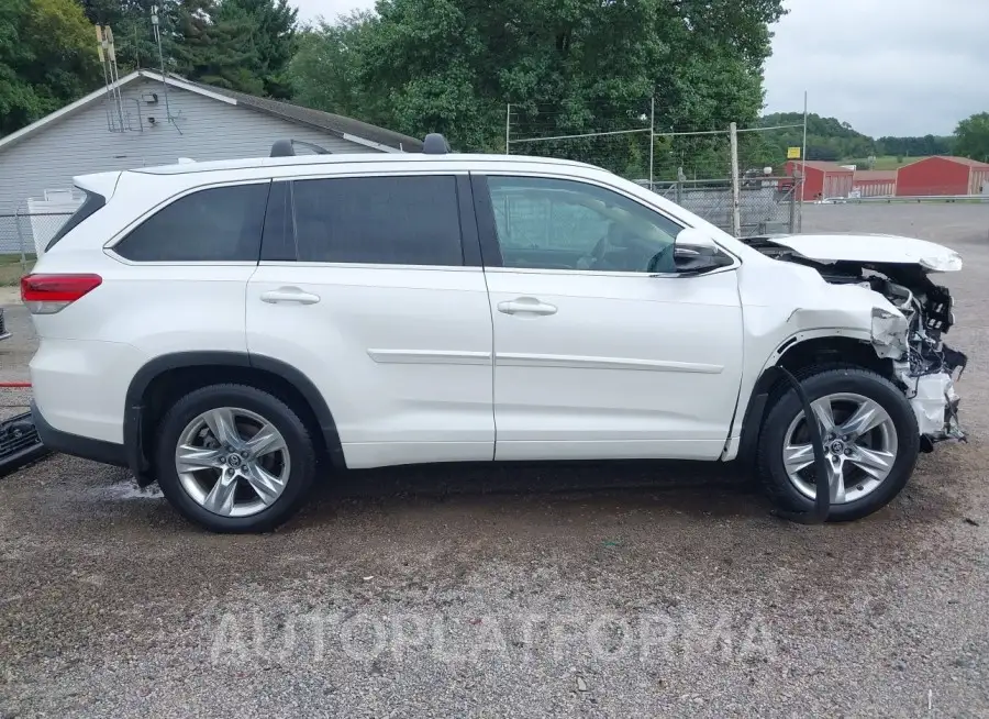 TOYOTA HIGHLANDER 2017 vin 5TDDZRFH5HS366098 from auto auction Iaai