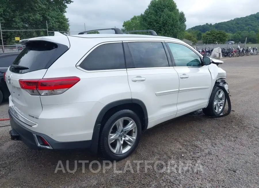 TOYOTA HIGHLANDER 2017 vin 5TDDZRFH5HS366098 from auto auction Iaai