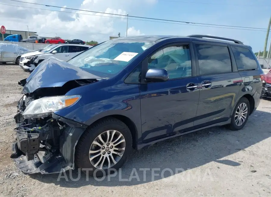 TOYOTA SIENNA 2020 vin 5TDYZ3DC3LS068373 from auto auction Iaai