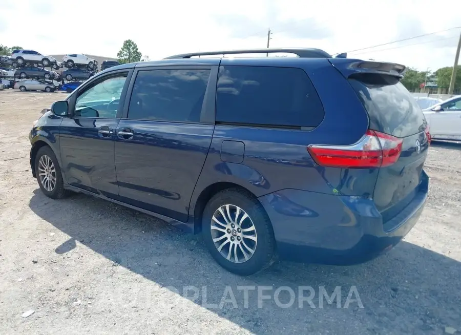 TOYOTA SIENNA 2020 vin 5TDYZ3DC3LS068373 from auto auction Iaai