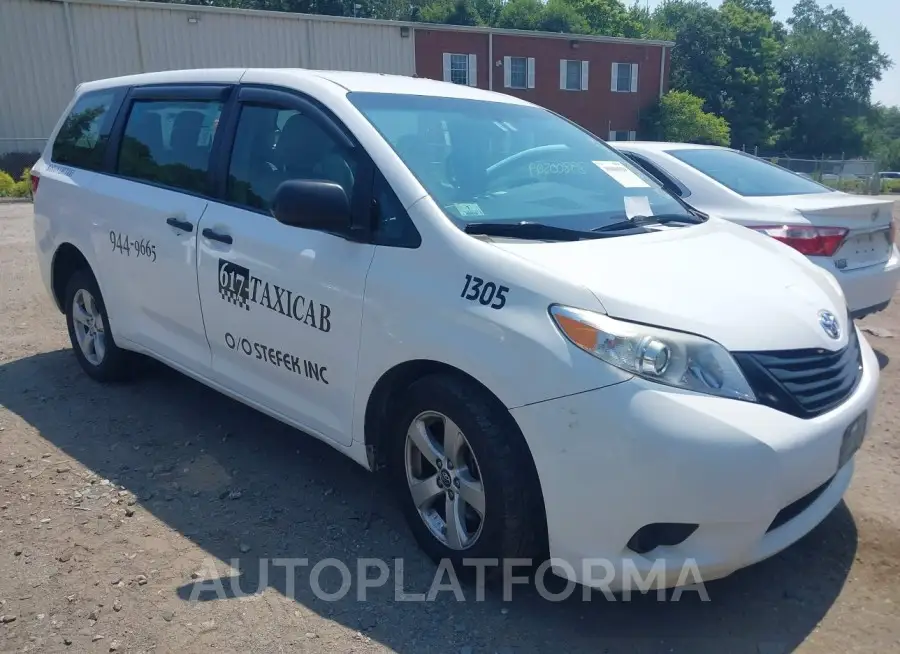 TOYOTA SIENNA 2015 vin 5TDZK3DC2FS635587 from auto auction Iaai