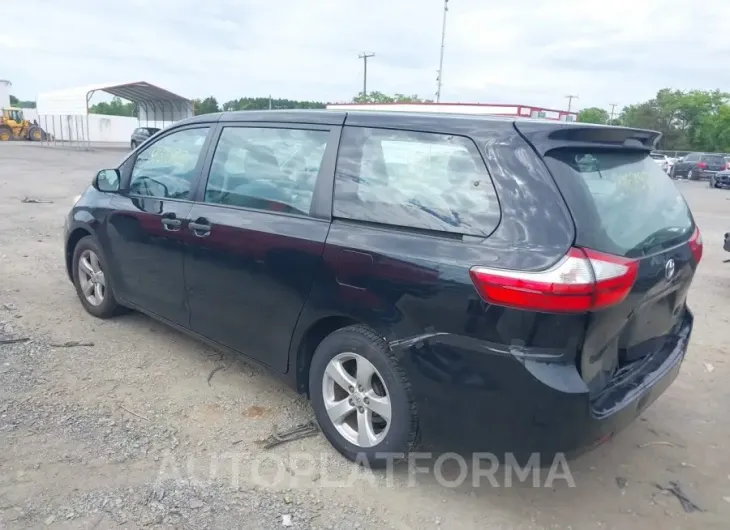 TOYOTA SIENNA 2015 vin 5TDZK3DC8FS660607 from auto auction Iaai