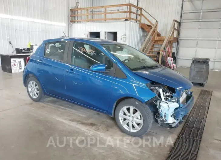 TOYOTA YARIS 2015 vin VNKKTUD34FA020595 from auto auction Iaai