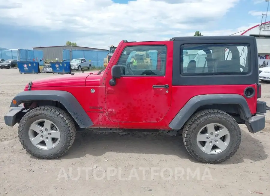 JEEP WRANGLER JK 2018 vin 1C4AJWAG2JL828549 from auto auction Iaai