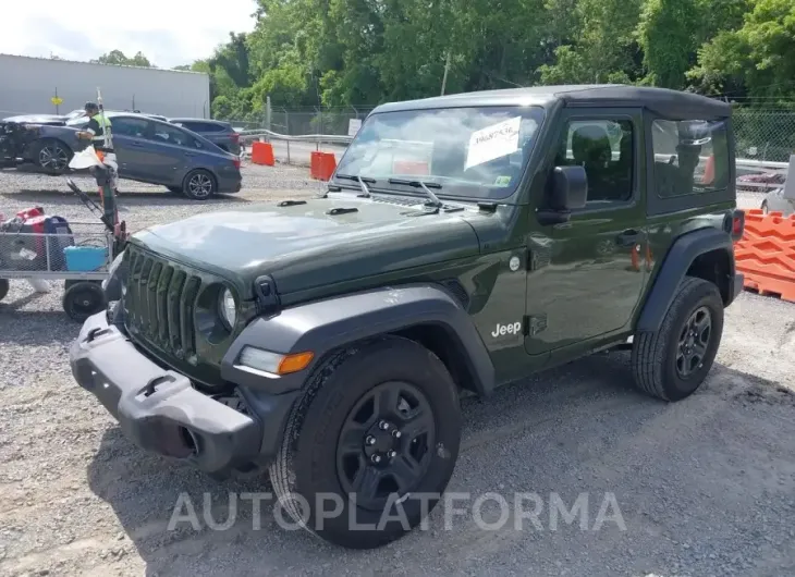 JEEP WRANGLER 2020 vin 1C4GJXAG9LW282513 from auto auction Iaai