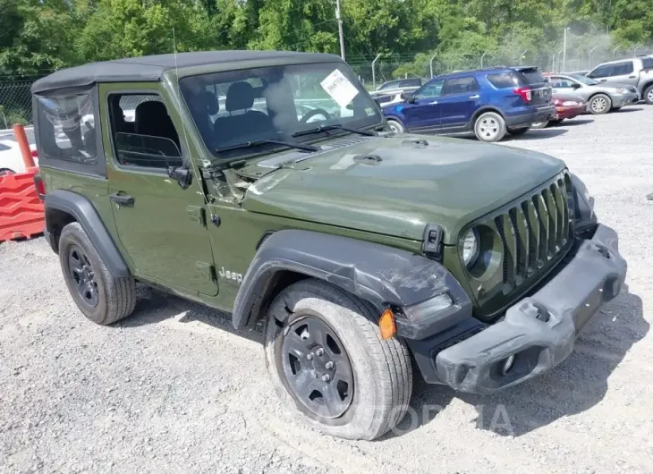 JEEP WRANGLER 2020 vin 1C4GJXAG9LW282513 from auto auction Iaai