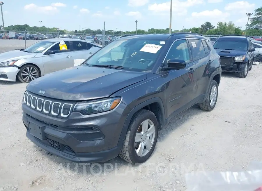 JEEP COMPASS 2022 vin 3C4NJDBB4NT102470 from auto auction Iaai