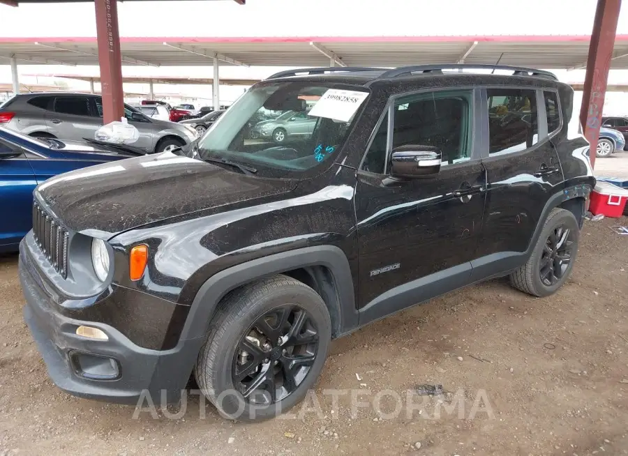 JEEP RENEGADE 2017 vin ZACCJABB5HPE96613 from auto auction Iaai