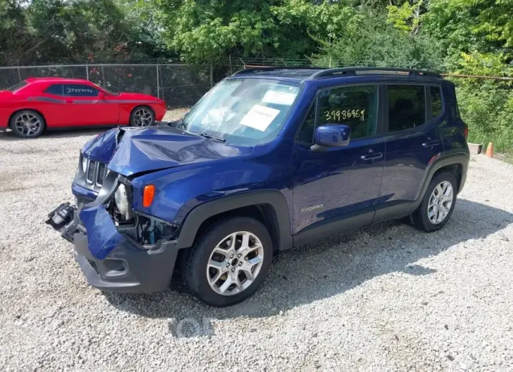 JEEP RENEGADE 2017 vin ZACCJABB9HPG48943 from auto auction Iaai