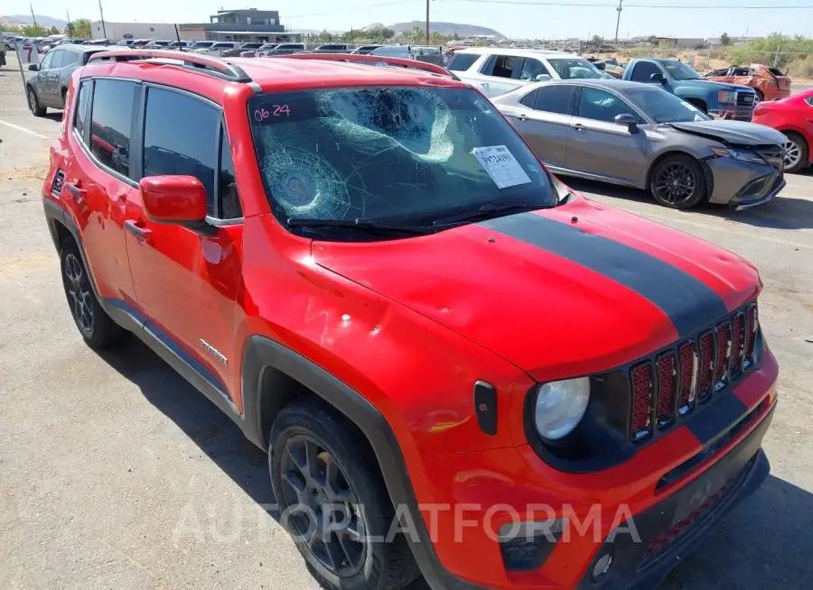 JEEP RENEGADE 2020 vin ZACNJABB9LPL63223 from auto auction Iaai