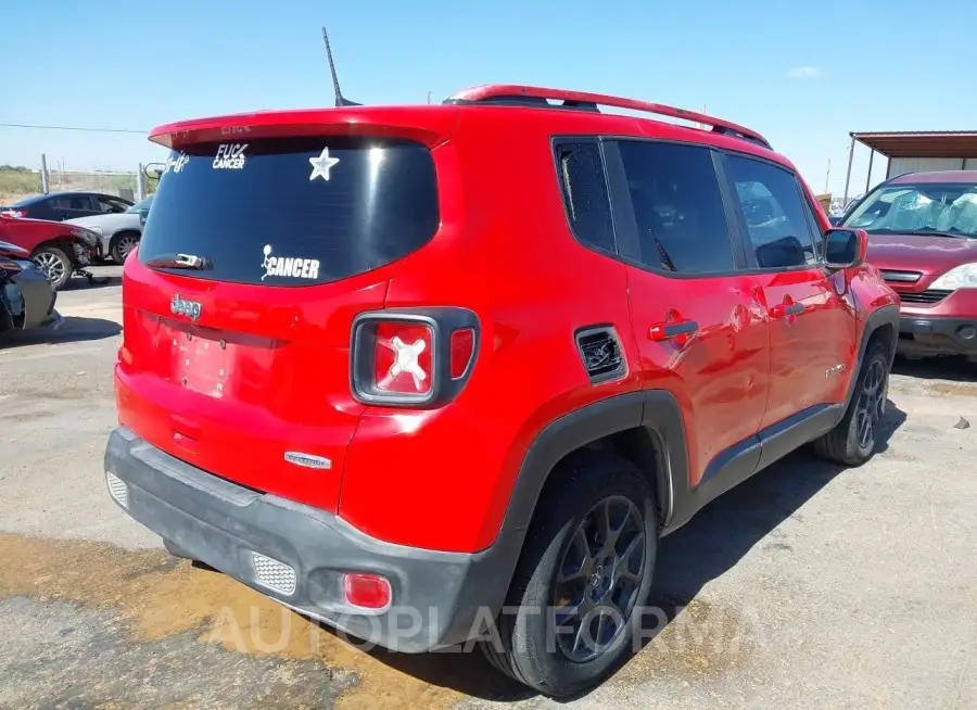 JEEP RENEGADE 2020 vin ZACNJABB9LPL63223 from auto auction Iaai