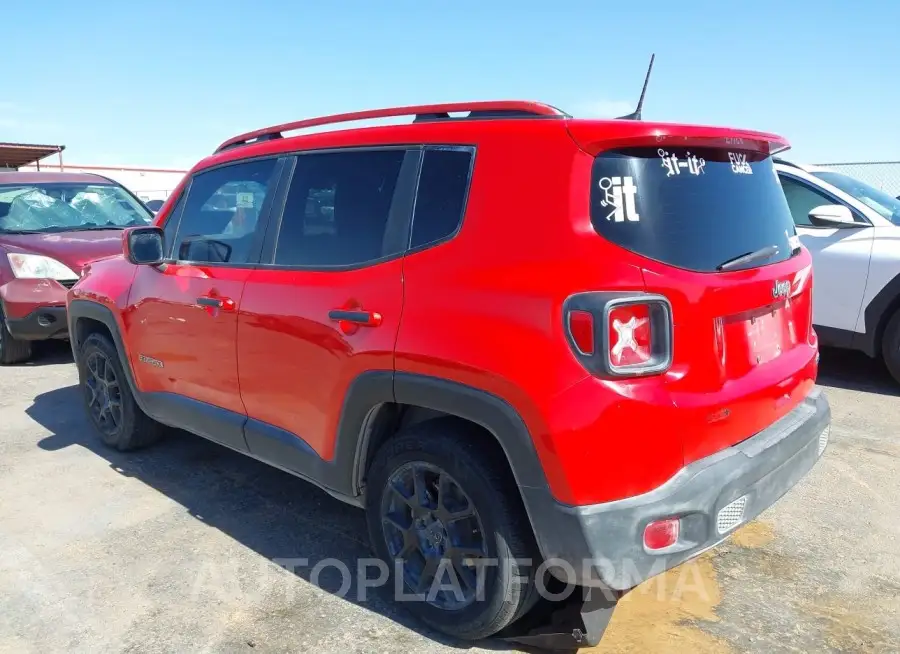 JEEP RENEGADE 2020 vin ZACNJABB9LPL63223 from auto auction Iaai