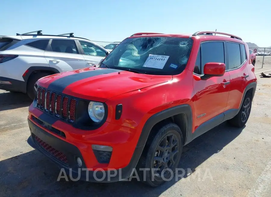 JEEP RENEGADE 2020 vin ZACNJABB9LPL63223 from auto auction Iaai