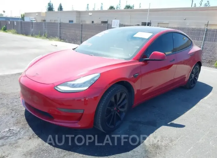 TESLA MODEL 3 2020 vin 5YJ3E1EA1LF629732 from auto auction Iaai