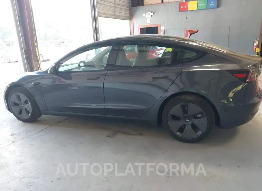 TESLA MODEL 3 2022 vin 5YJ3E1EA9NF315734 from auto auction Iaai