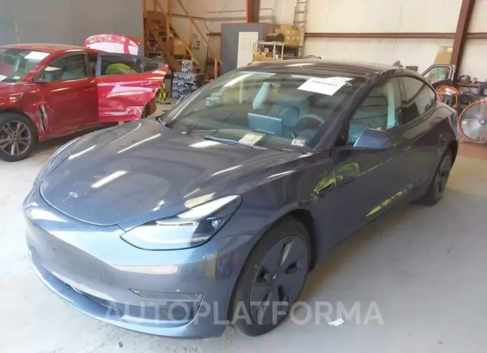 TESLA MODEL 3 2022 vin 5YJ3E1EA9NF315734 from auto auction Iaai