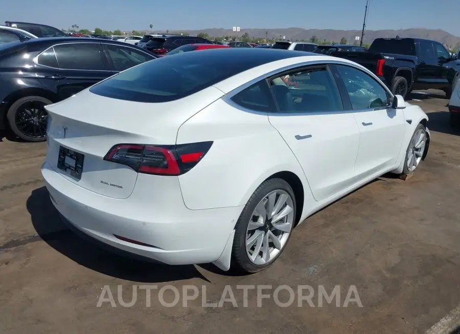 TESLA MODEL 3 2019 vin 5YJ3E1EB2KF477497 from auto auction Iaai