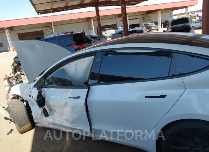 TESLA MODEL 3 2021 vin 5YJ3E1ECXMF995708 from auto auction Iaai