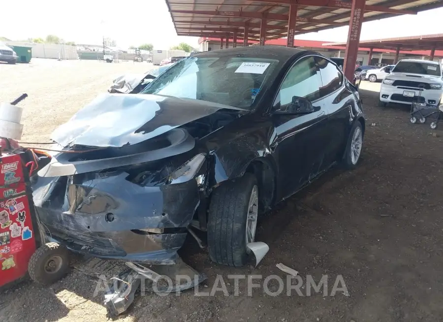 TESLA MODEL Y 2021 vin 5YJYGDEE6MF087498 from auto auction Iaai