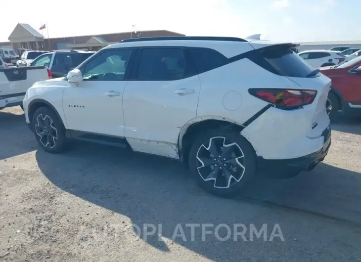 CHEVROLET BLAZER 2019 vin 3GNKBERSXKS690380 from auto auction Iaai