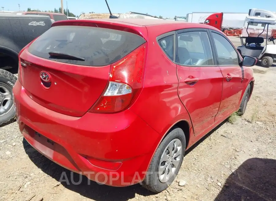 HYUNDAI ACCENT 2015 vin KMHCT5AE6FU228335 from auto auction Iaai