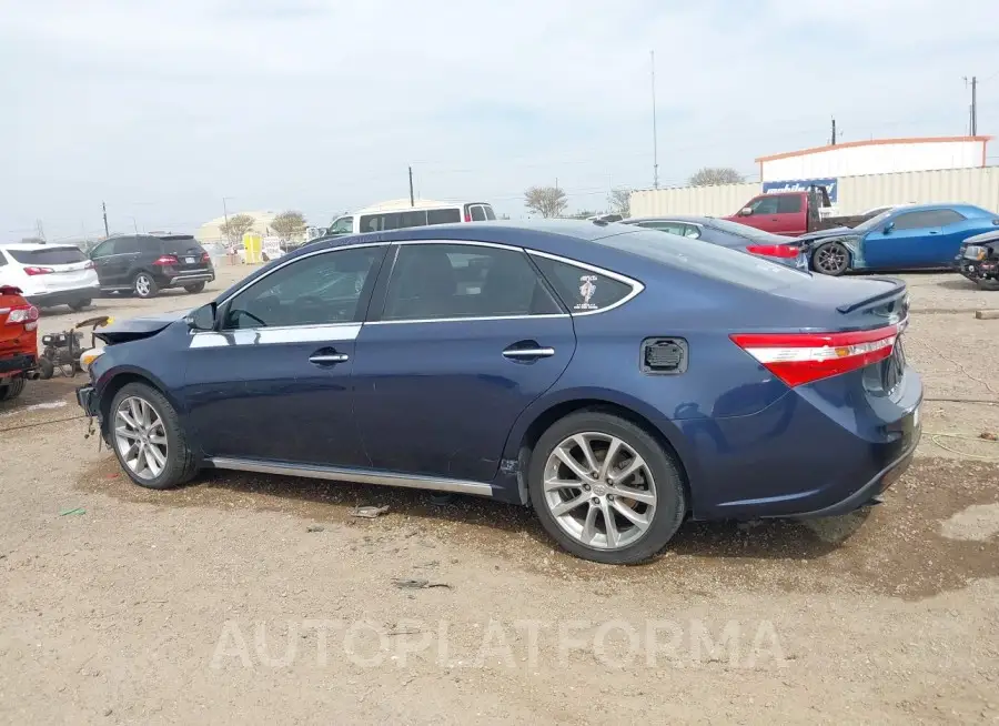 TOYOTA AVALON 2015 vin 4T1BK1EB2FU142818 from auto auction Iaai