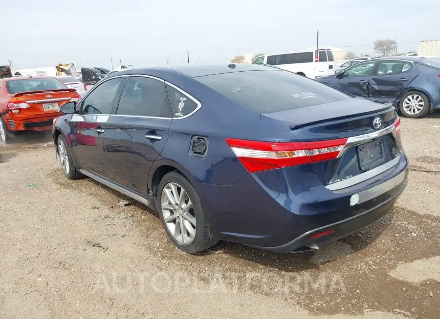 TOYOTA AVALON 2015 vin 4T1BK1EB2FU142818 from auto auction Iaai